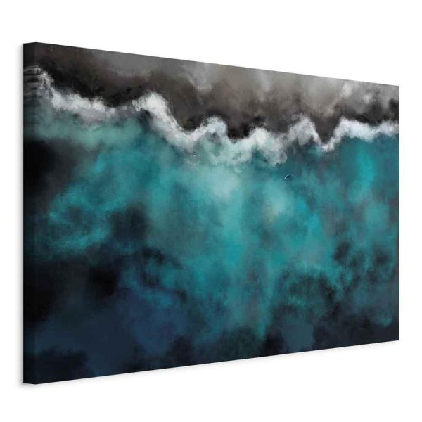 Canvas Print - Blue Lagoon (1 Part) Wide