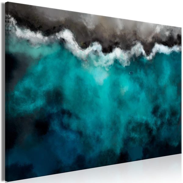 Canvas Print - Blue Lagoon (1 Part) Wide