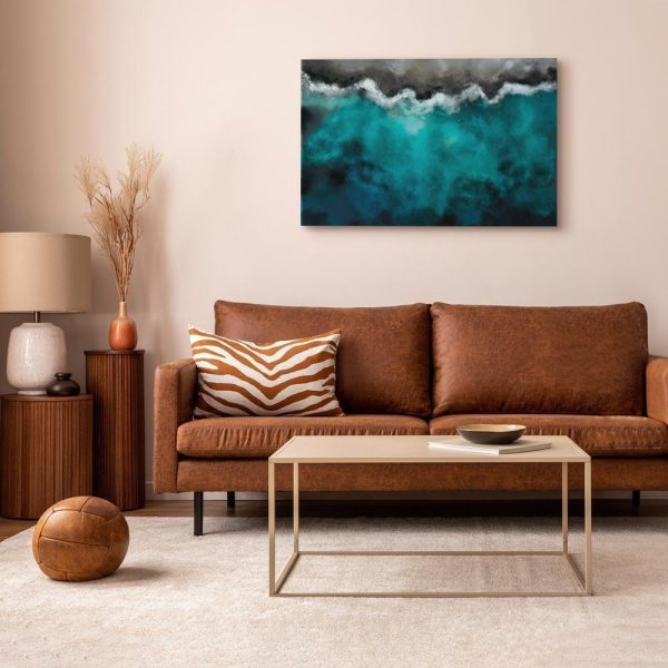 Canvas Print - Blue Lagoon (1 Part) Wide