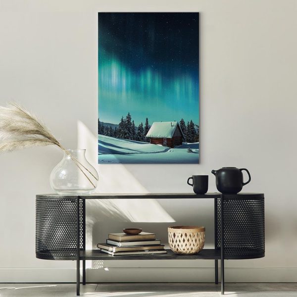Canvas Print - Blue Nights (1 Part) Vertical - Image 3