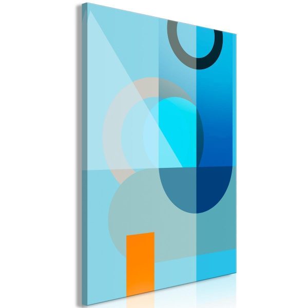 Canvas Print - Blue Surface (1 Part) Vertical