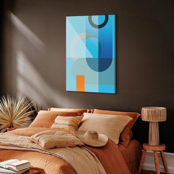 Canvas Print - Blue Surface (1 Part) Vertical