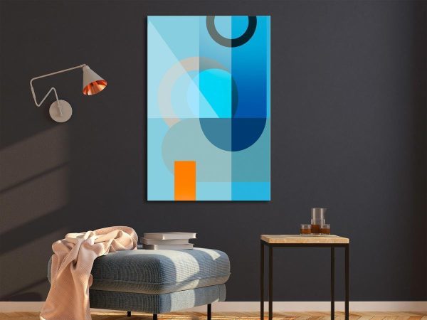 Canvas Print - Blue Surface (1 Part) Vertical