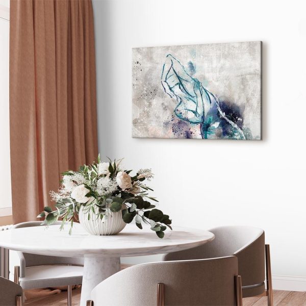 Canvas Print - Blue Woman (1 Part) Wide