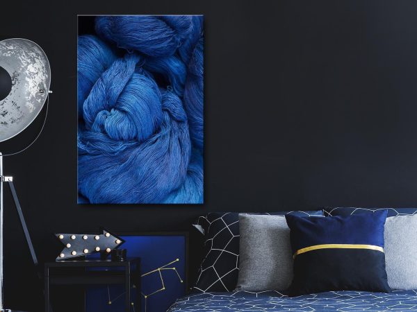 Canvas Print - Blue Worsted (1 Part) Vertical - Image 2