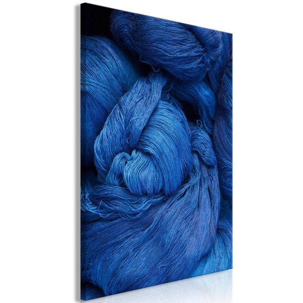 Canvas Print - Blue Worsted (1 Part) Vertical