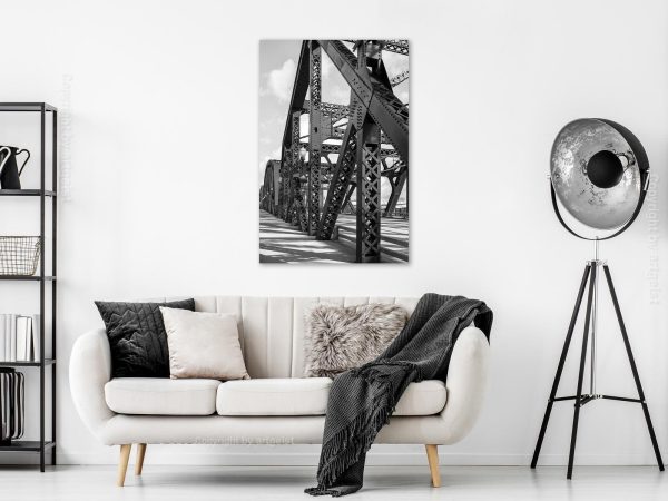 Canvas Print - Bridge at Morning (1 Part) Vertical - Image 2