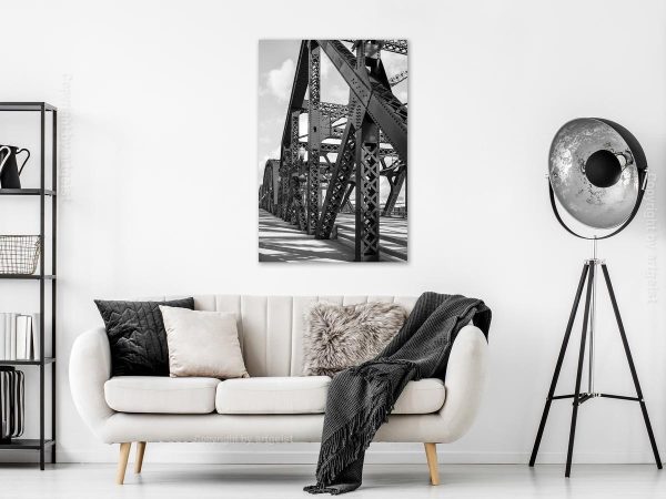 Canvas Print - Bridge at Morning (1 Part) Vertical