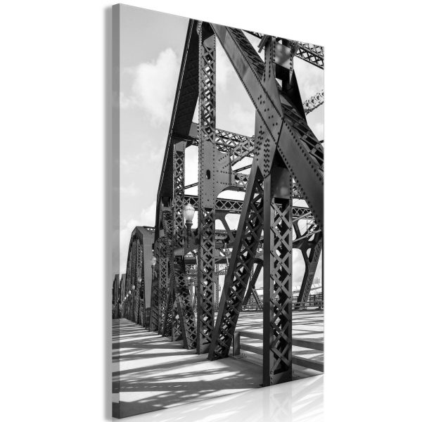 Canvas Print - Bridge at Morning (1 Part) Vertical