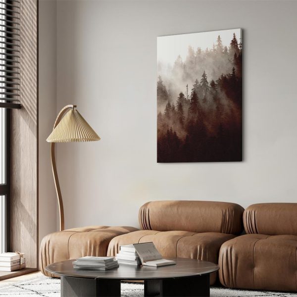 Canvas Print - Brown Forest (1 Part) Vertical - Image 3