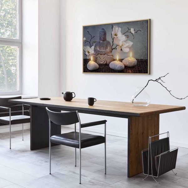 Canvas Print - Buddha and Stones (1 Part) Wide - Image 12