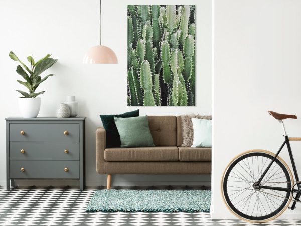 Canvas Print - Cactus Garden (1 Part) Vertical - Image 2