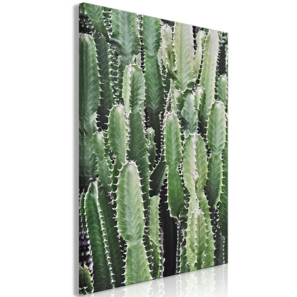 Canvas Print - Cactus Garden (1 Part) Vertical