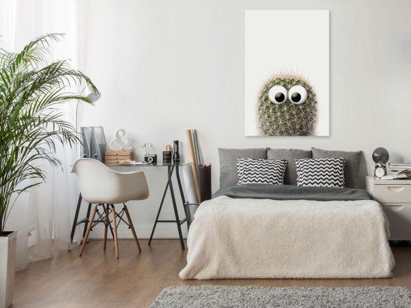 Canvas Print - Cactus With Eyes (1 Part) Vertical - Image 2
