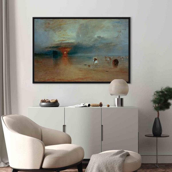 Canvas Print - Calais Beach, Low Tide