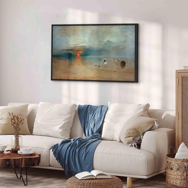 Canvas Print - Calais Beach, Low Tide