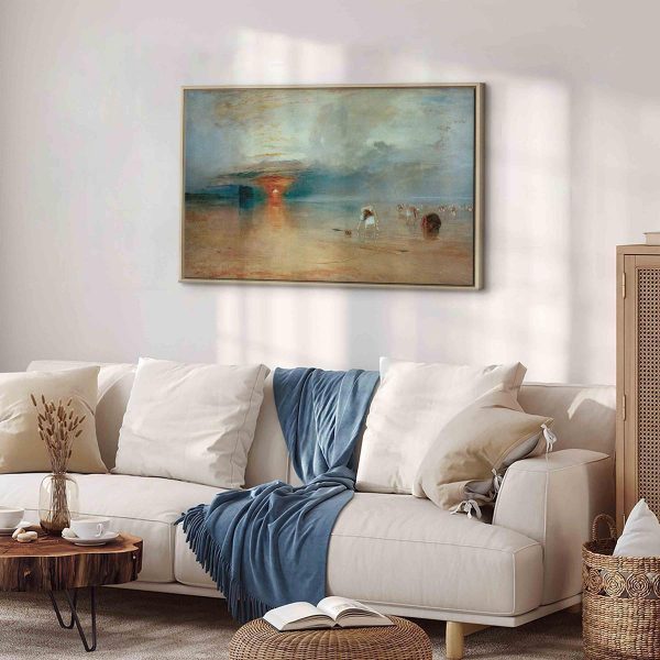 Canvas Print - Calais Beach, Low Tide
