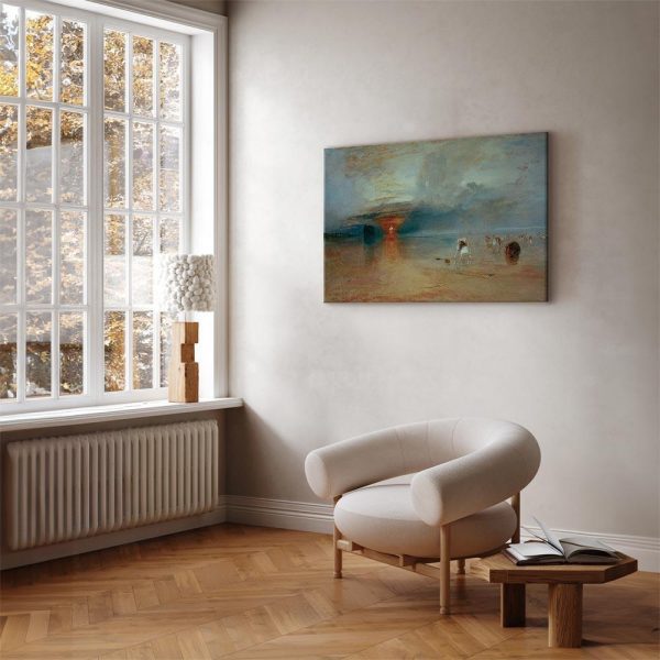 Canvas Print - Calais Beach, Low Tide