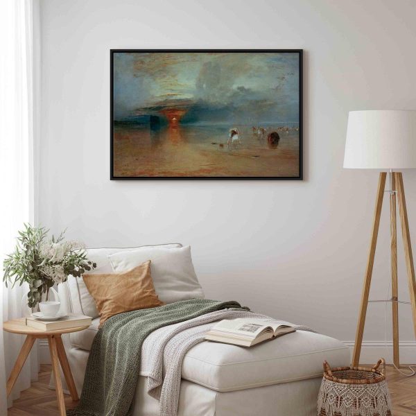 Canvas Print - Calais Beach, Low Tide