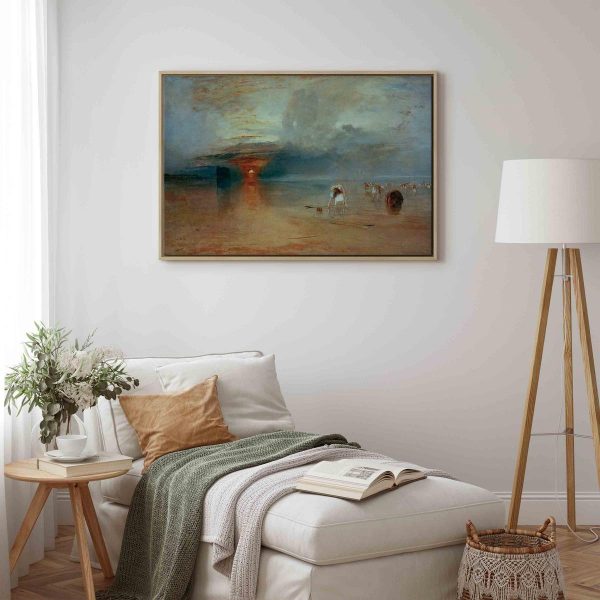 Canvas Print - Calais Beach, Low Tide