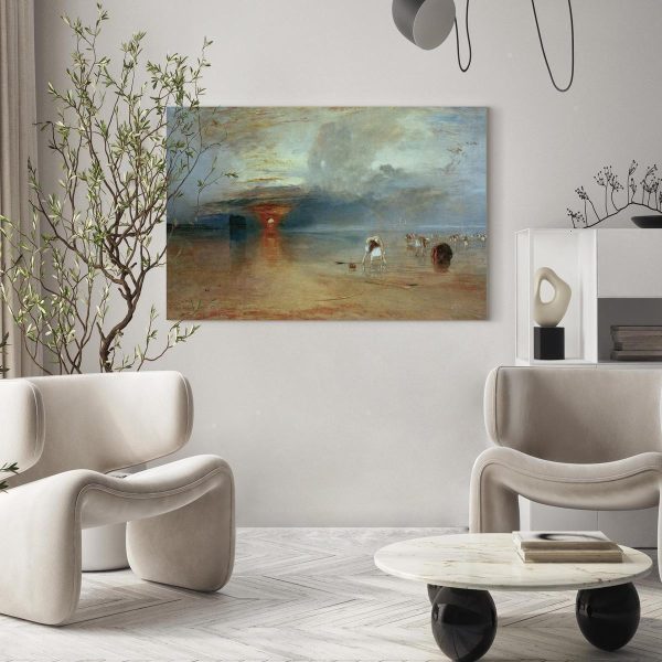 Canvas Print - Calais Beach, Low Tide
