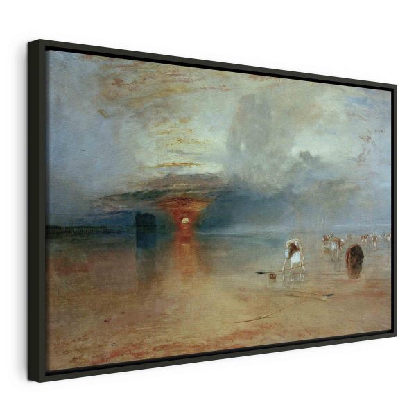 Canvas Print - Calais Beach, Low Tide