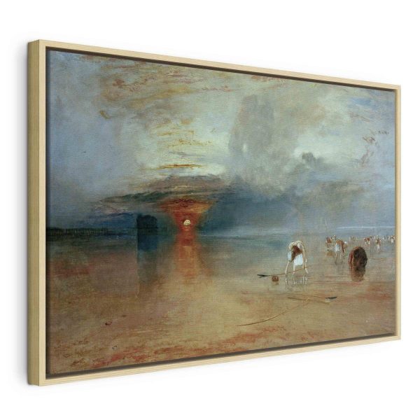 Canvas Print - Calais Beach, Low Tide