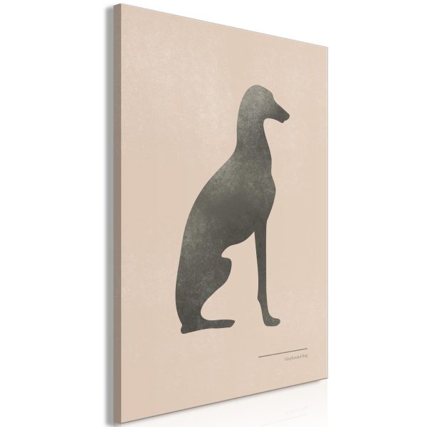 Canvas Print - Calm Greyhound (1 Part) Vertical