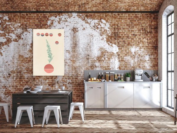 Canvas Print - Campanulas (1 Part) Vertical