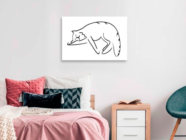 Canvas Print - Cat's Dreams (1 Part) Vertical - Image 2