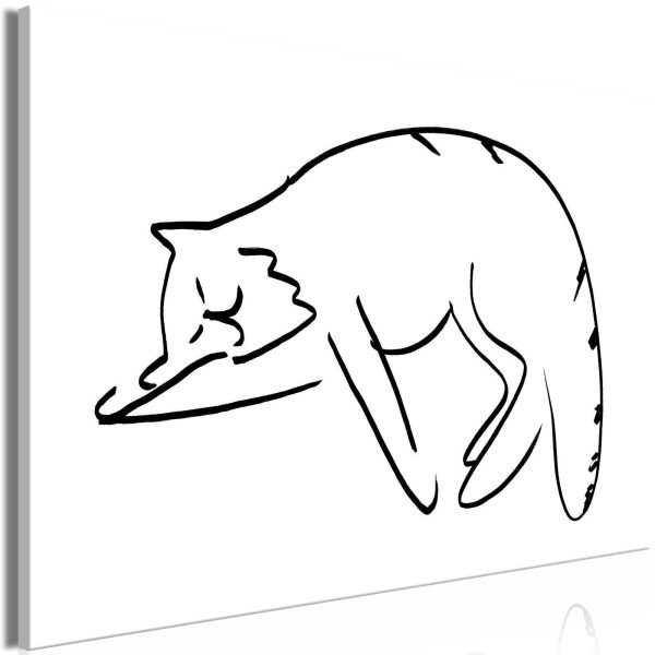 Canvas Print - Cat's Dreams (1 Part) Vertical