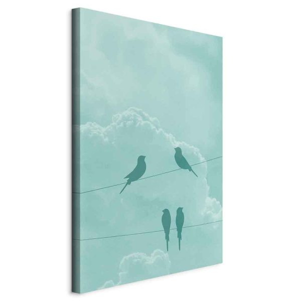 Canvas Print - Celadon Sky (1 Part) Vertical