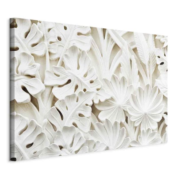 Canvas Print - Ceramic Leaves (1 Part) Wide