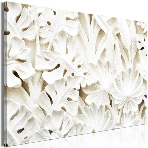 Canvas Print - Ceramic Leaves (1 Part) Wide