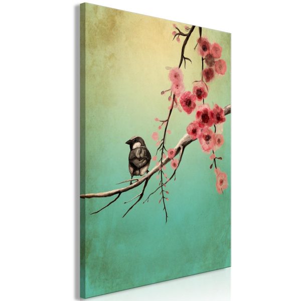 Canvas Print - Cherry Flowers (1 Part) Vertical - Image 2