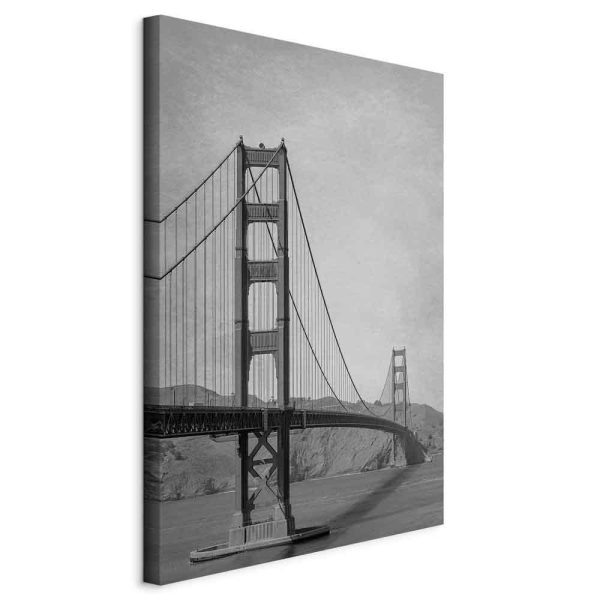 Canvas Print - City Connecting Bridges (1-part) - Architecture Photography USA