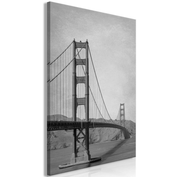 Canvas Print - City Connecting Bridges (1-part) - Architecture Photography USA