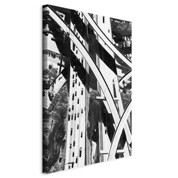 Canvas Print - City Geometry (1 Part) Vertical