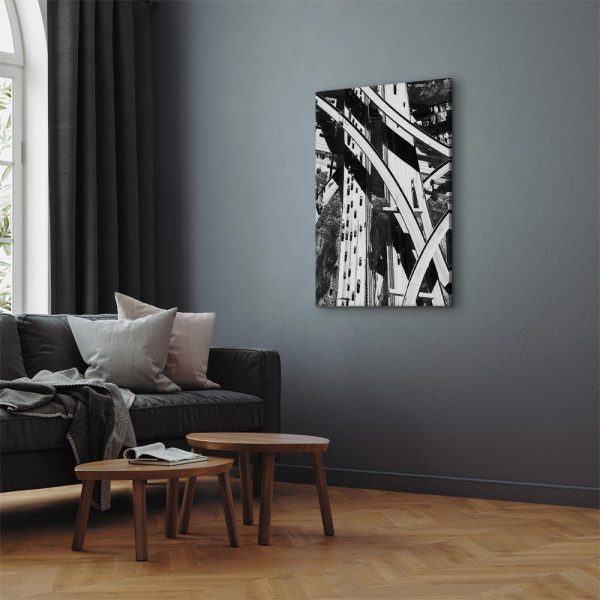 Canvas Print - City Geometry (1 Part) Vertical
