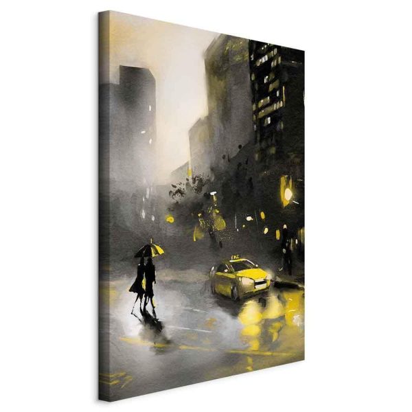 Canvas Print - City Glow (1 Part) Vertical