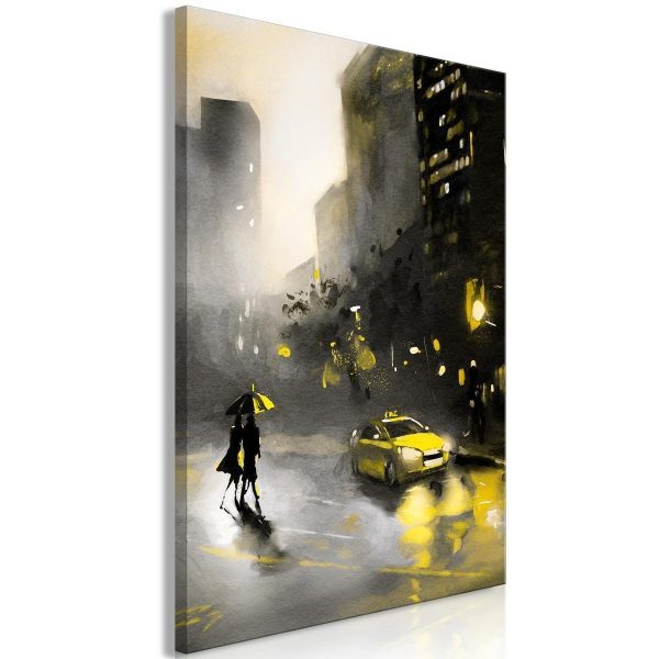 Canvas Print - City Glow (1 Part) Vertical