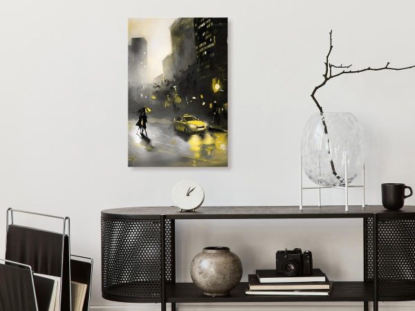Canvas Print - City Glow (1 Part) Vertical