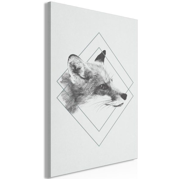 Canvas Print - Clever Fox (1 Part) Vertical