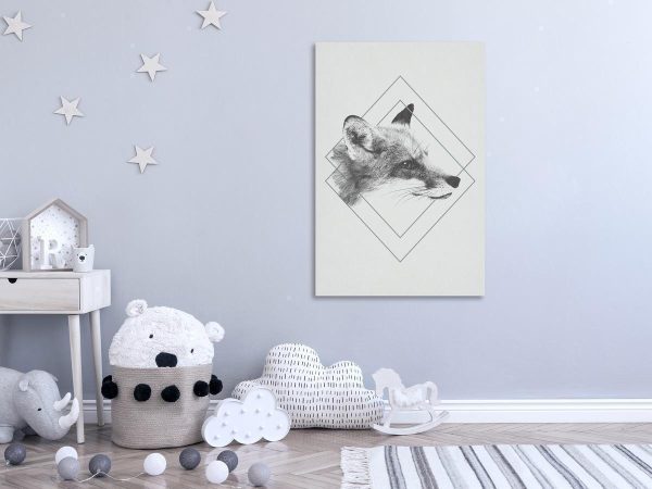 Canvas Print - Clever Fox (1 Part) Vertical