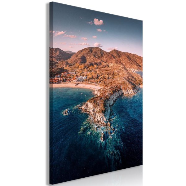 Canvas Print - Cliff in Kalamitsi (1 Part) Vertical