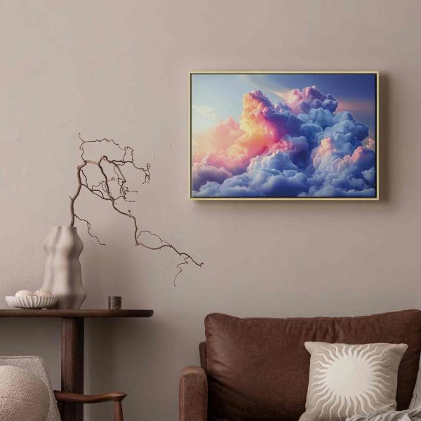 Canvas Print - Clouds Like Painted: Artistic Brushes of Dawn Painting the Sky - Image 3