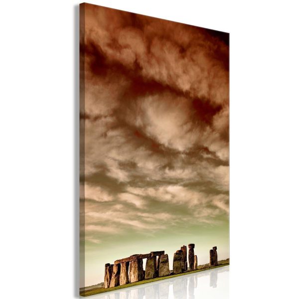 Canvas Print - Clouds Over Stonehenge (1 Part) Vertical