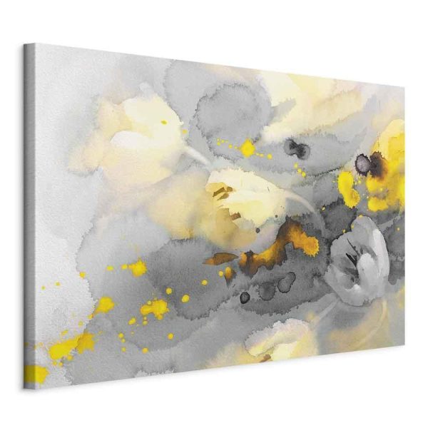 Canvas Print - Colorful Storm of Flowers (1 Part) Wide