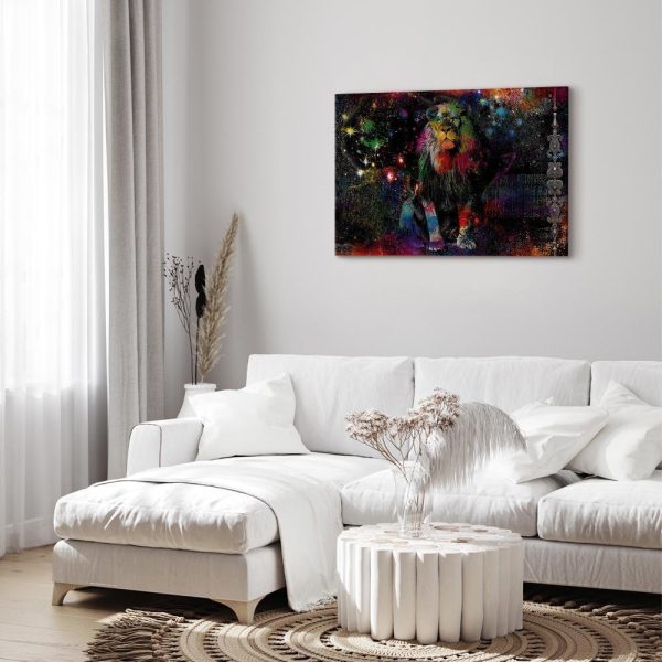 Canvas Print - Colourful Africa (1 Part) Wide