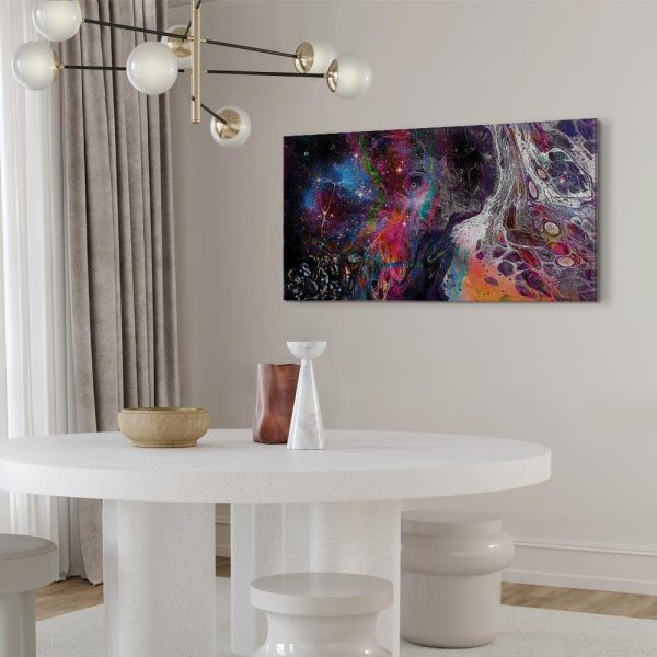 Canvas Print - Colourful Galaxy (1 Part) Wide - Image 8